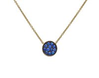 Necklace Chantecler Woman Paillettes in Yellow Gold Zaffiro 42315 - 42315